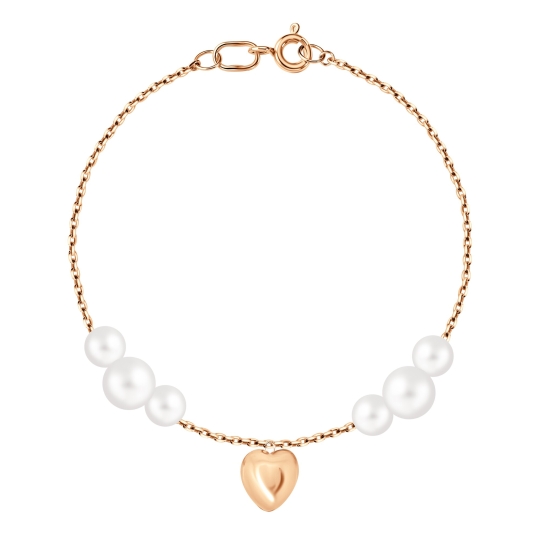 Браслет из золота с фианитами