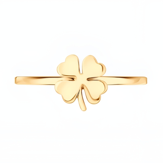 Кольцо из золота на фалангу