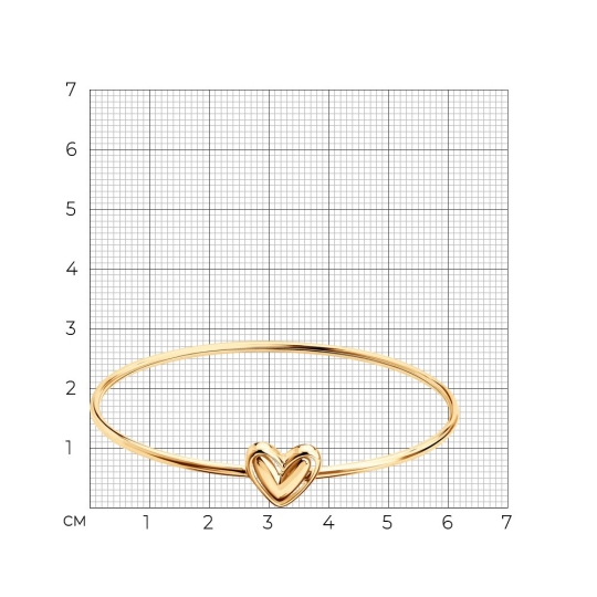 Браслет из золота с турмалинами