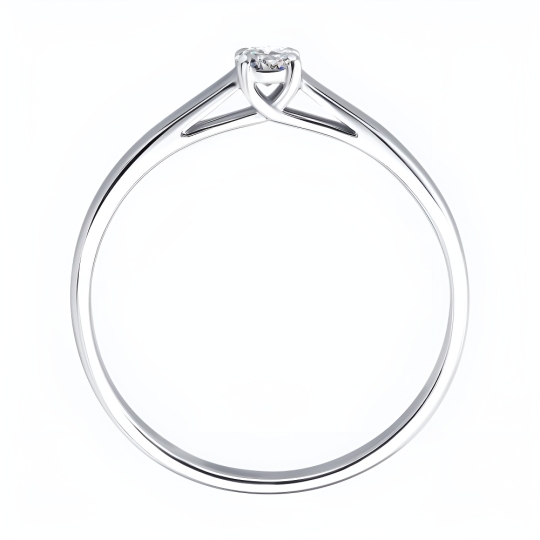 Серьги из серебра с выращенными бриллиантами