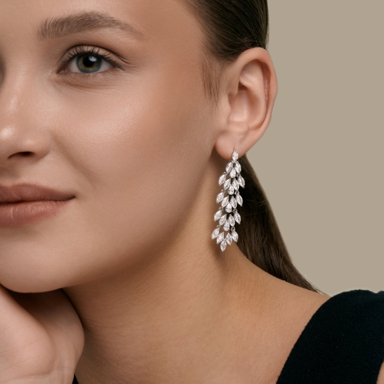 Серьги из серебра