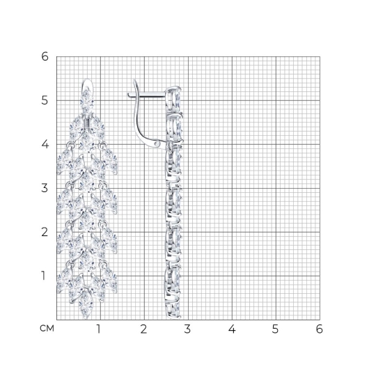 Серьги из серебра