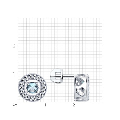 Серьги-продевки из серебра 