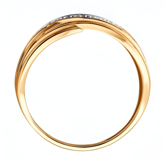 Кольцо из белого золота с бриллиантом