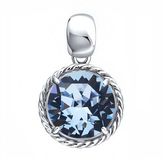 Подвеска из серебра с эмалью