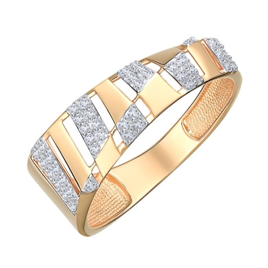 Кольцо из золота с бриллиантами