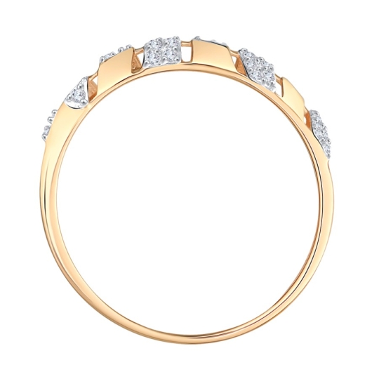 Кольцо из золота с бриллиантами