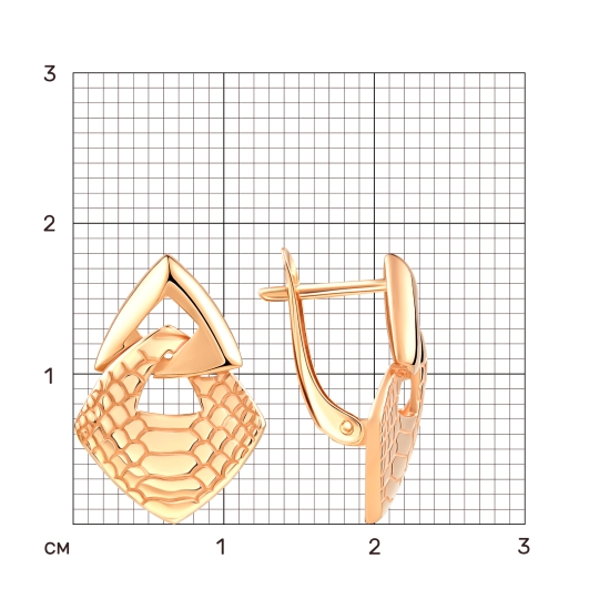 Серьги из золота с бриллиантами