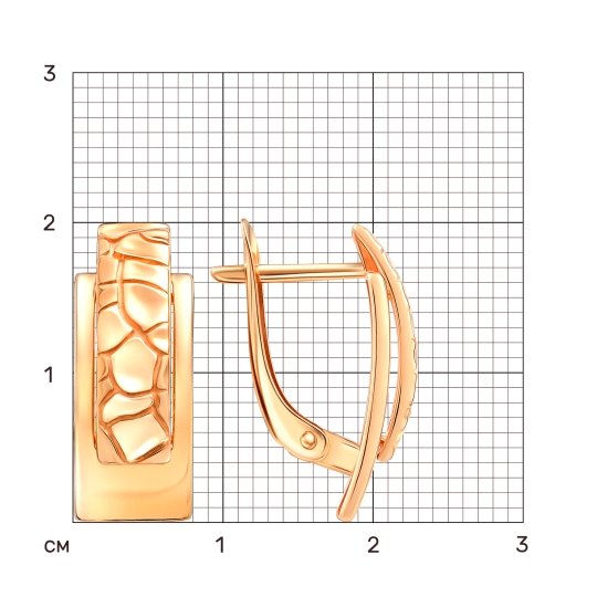 Серьги из золота с бриллиантами