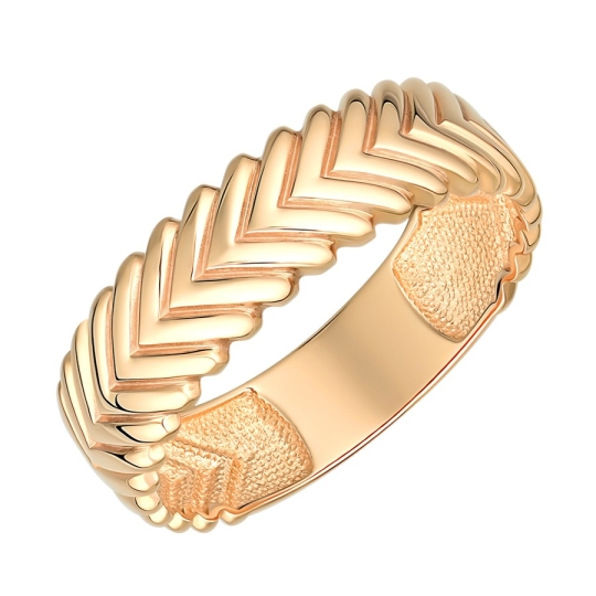 Кольцо из белого золота с бриллиантами и сапфиром