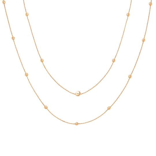 Колье из белого золота с бриллиантами