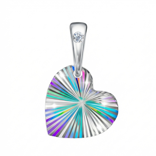 Подвеска из серебра "Змея"