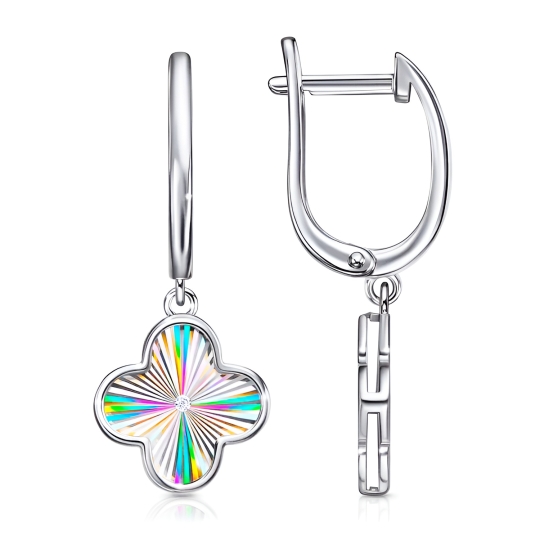 Серьга-кафф из серебра