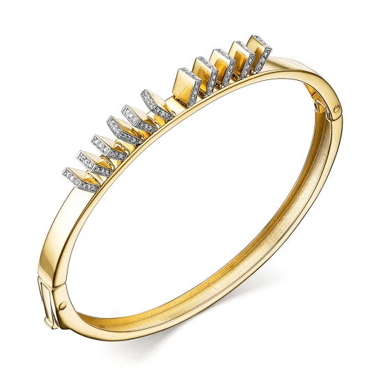 Браслет из золота плетения "Шарик бочка"