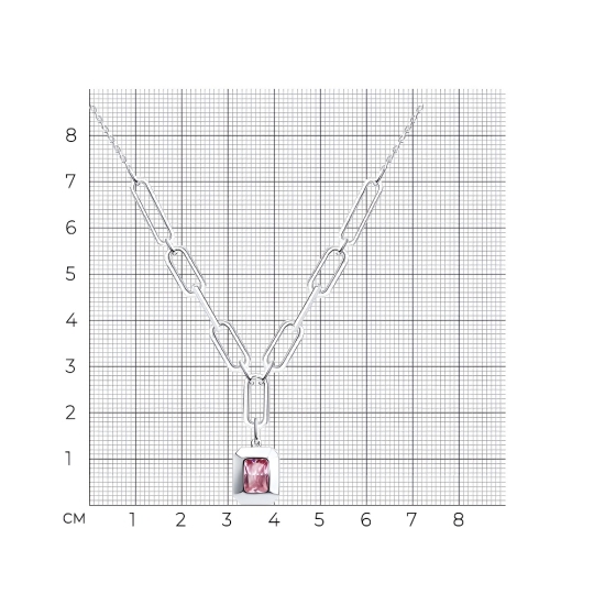 Колье из серебра