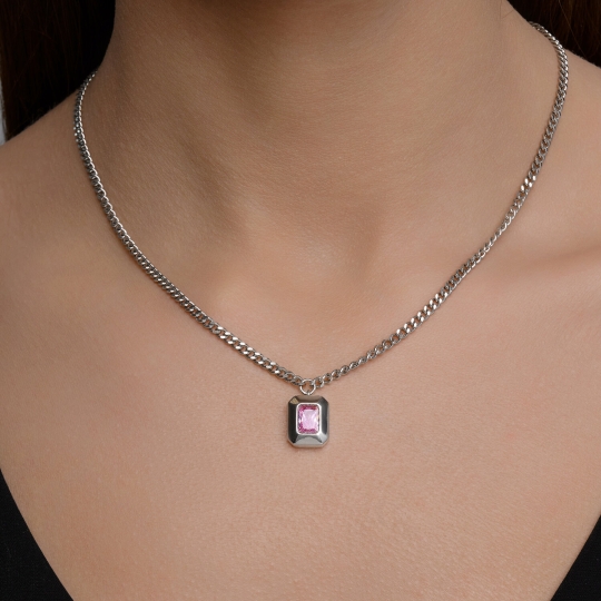 Колье из серебра