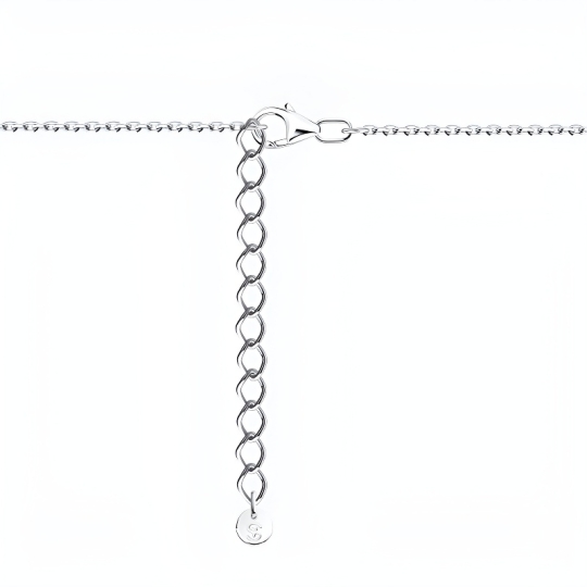 Колье из серебра