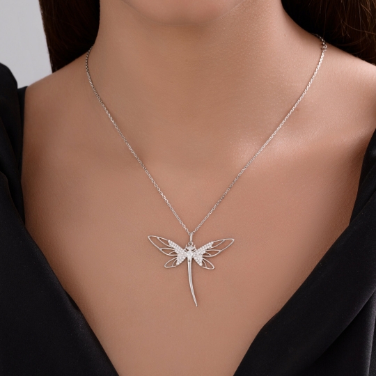 Колье из серебра