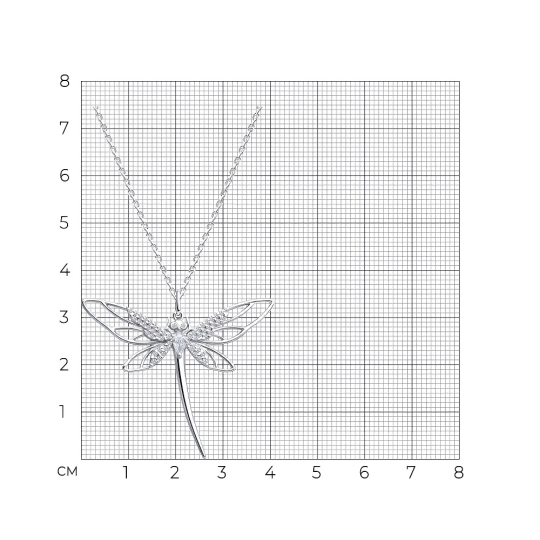 Колье из серебра