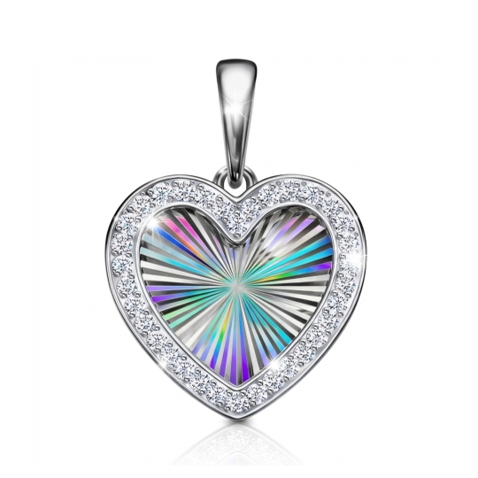 Серьги из серебра с алмазной гранью и фианитами