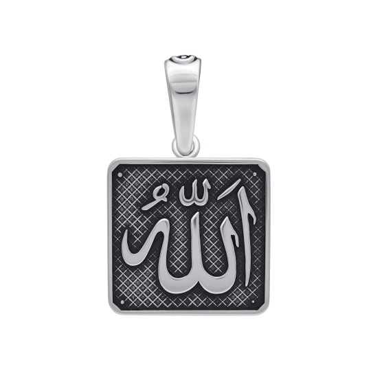 Подвеска из серебра с чернением