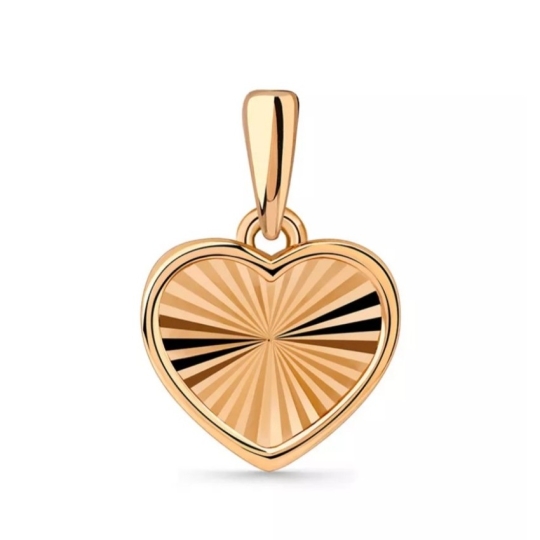 Подвеска из золота с фианитами