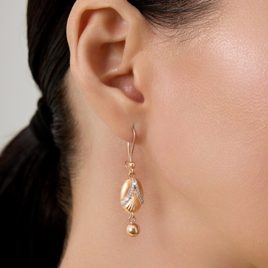 Серьги из золота