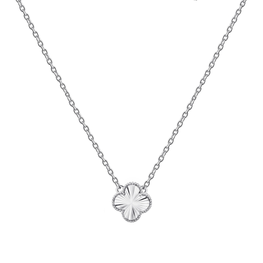 Браслет из серебра с ониксами и перламутром