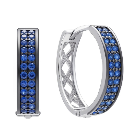 Серьга из серебра