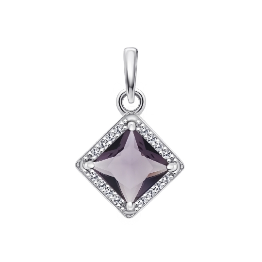 Подвеска из серебра "Знак зодиака Рыбы"