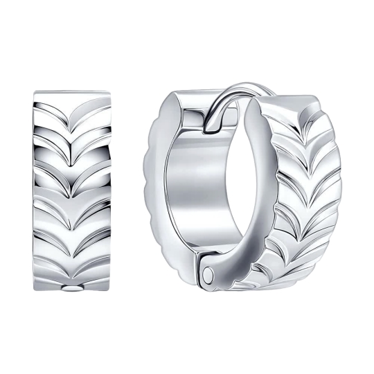 Серьги из стали