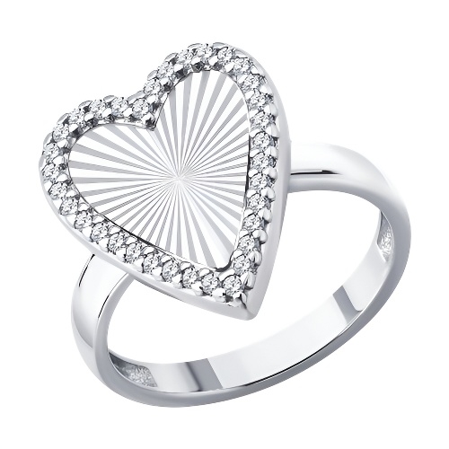 Кольцо из серебра с топазом