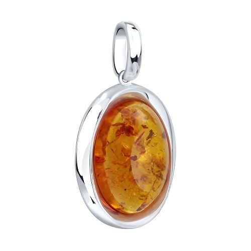 Подвеска-крест из серебра