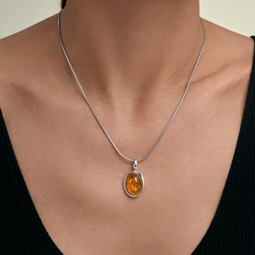 Подвеска-крест из серебра