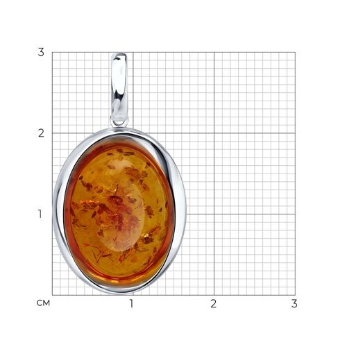 Подвеска-крест из серебра