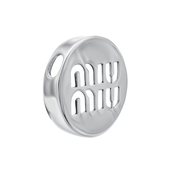 Подвеска из серебра с позолотой и фианитом