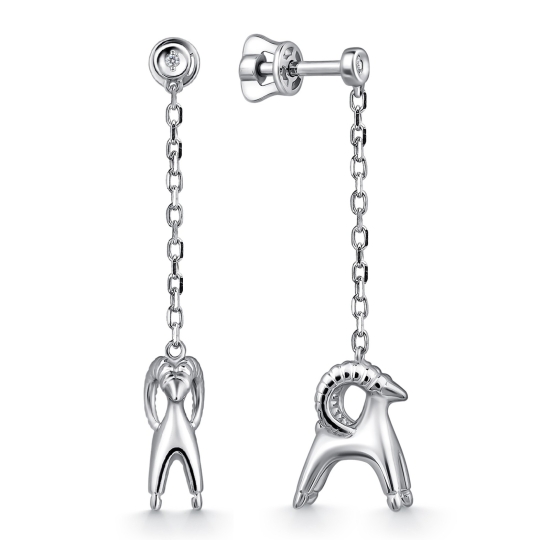 Серьги из серебра