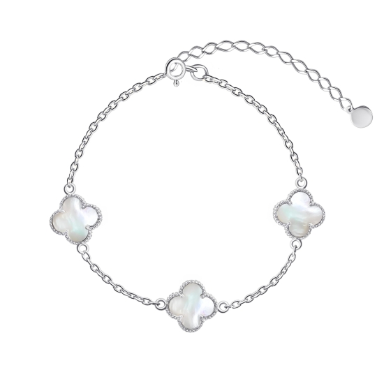 Браслет из серебра с чернением плетения "Бисмарк"