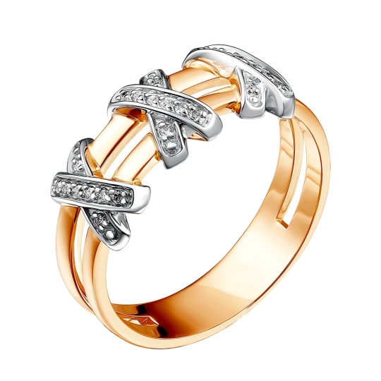 Кольцо из золота с бриллиантами