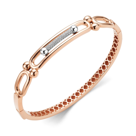 Кольцо из золота с фианитами 