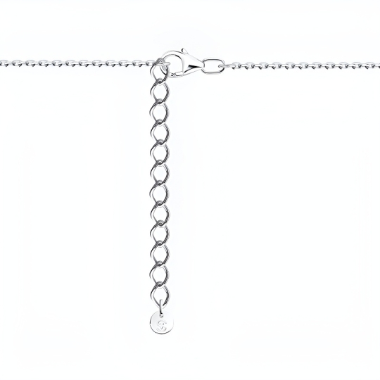 Колье из серебра