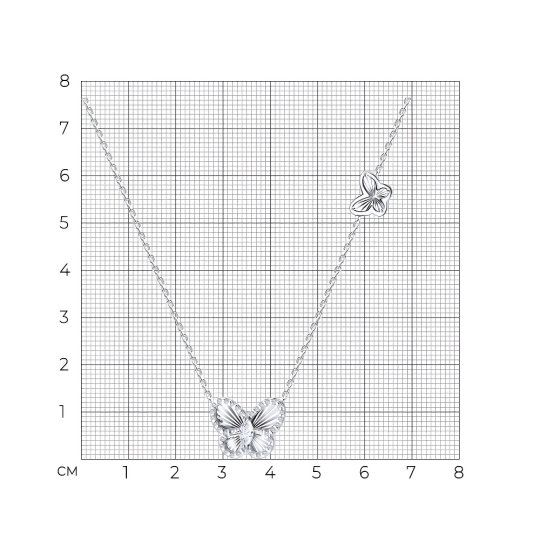 Колье из серебра