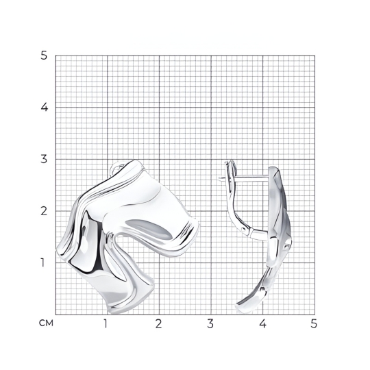 Серьги из серебра