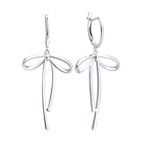 Серьги из серебра