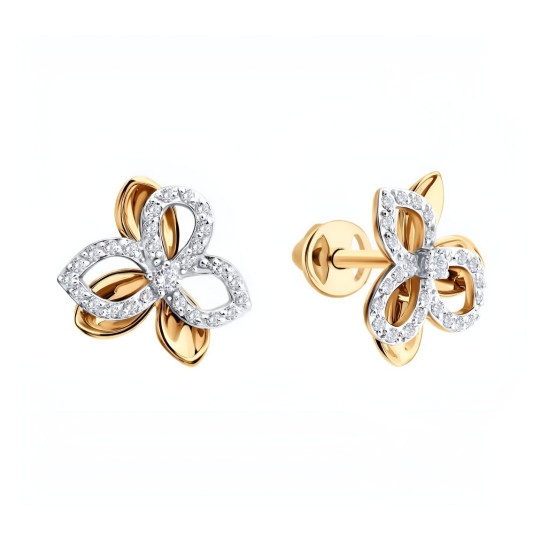 Моносерьга из золота