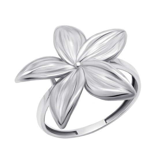 Кольцо из серебра с фианитами