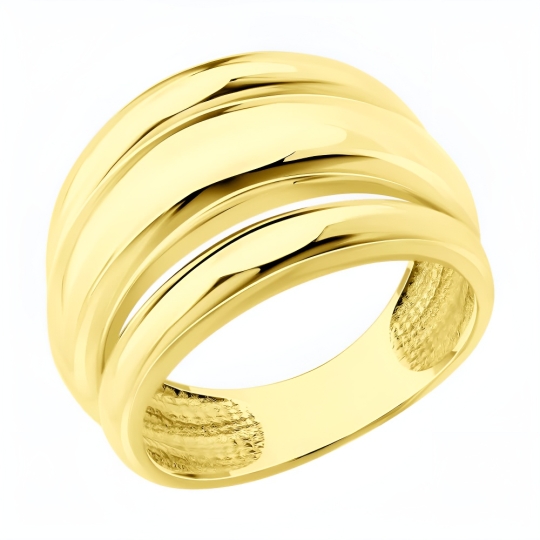 Кольцо из серебра с фианитами