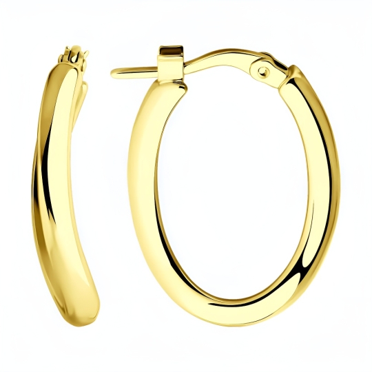 Асимметричные серьги из серебра с эмалью