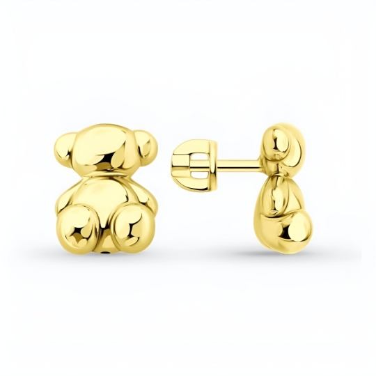 Серьги из серебра с эмалью 