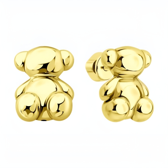 Серьги из серебра с эмалью 